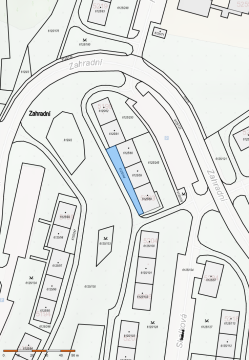 Pozemky, id. spoluvlastnický podíl 603/38384, Chomutov